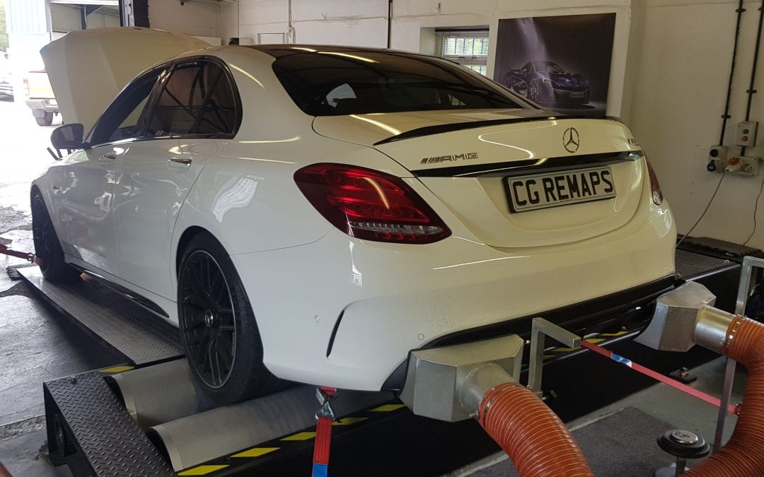 MERCEDES C63 AMG S CUSTOM DYNO TUNING.