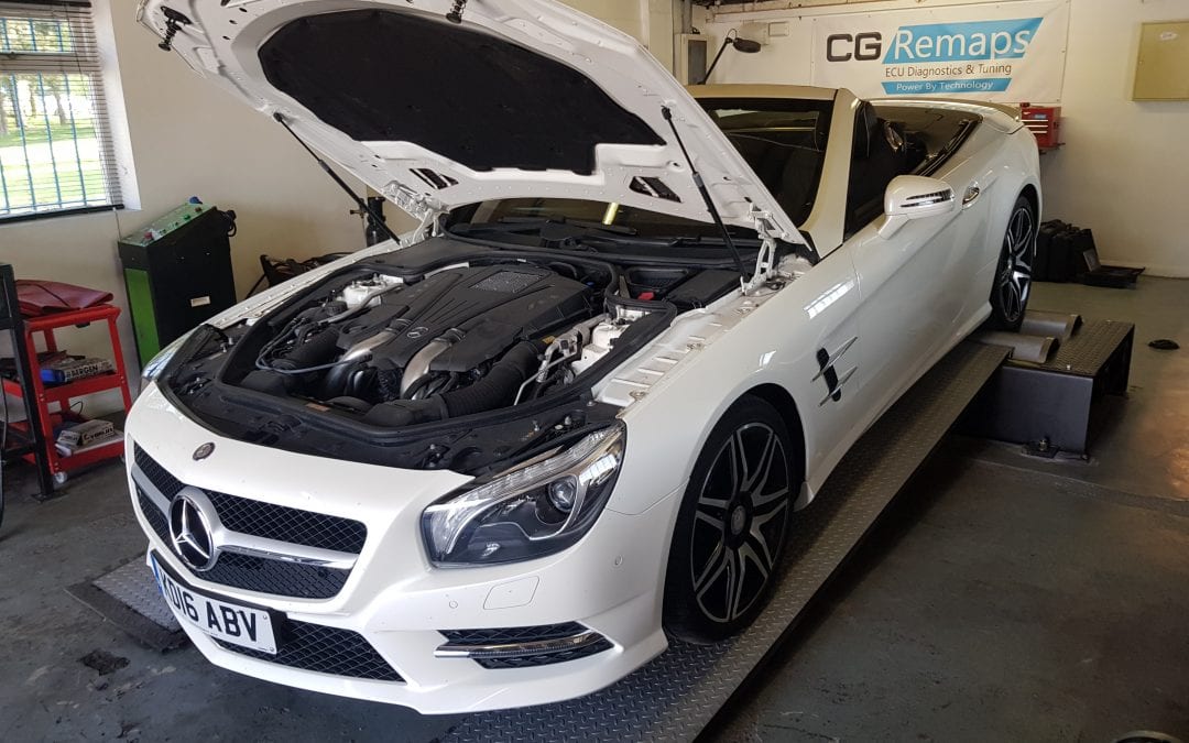 MERCEDES SL500 CUSTOM DYNO REMAPPING.